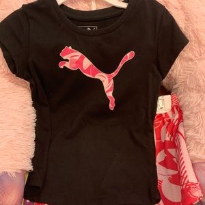 4T PUMA Activewear Short Set